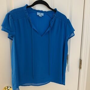 CeCe Blue Women's Top